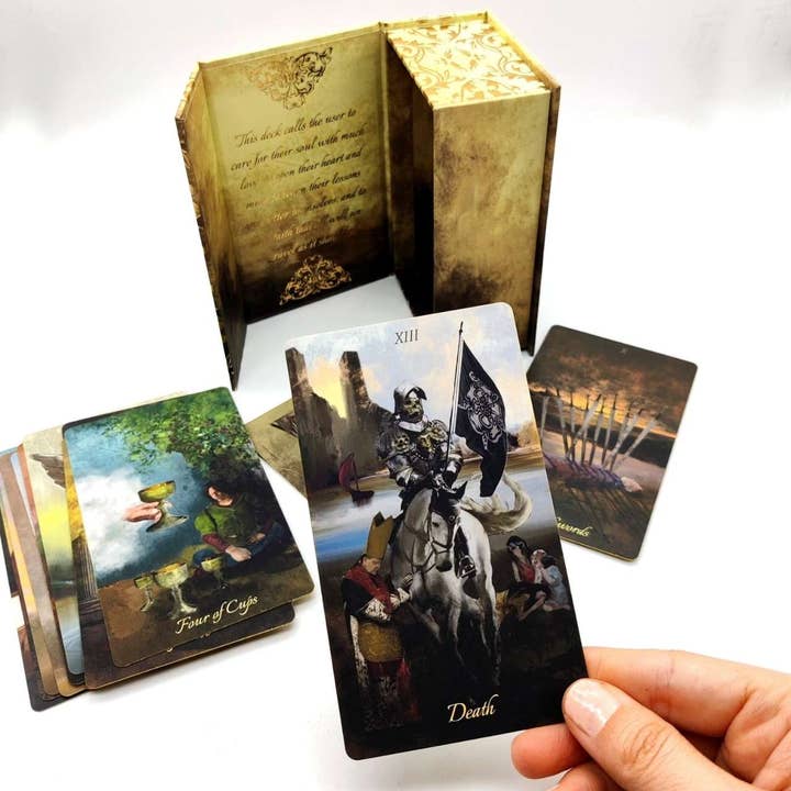 LA MUCI DESIGN - Wholesale Tarot Cards - Gold Foil Tarot Deck – Luxury Gilded Baroque Tarot Cards