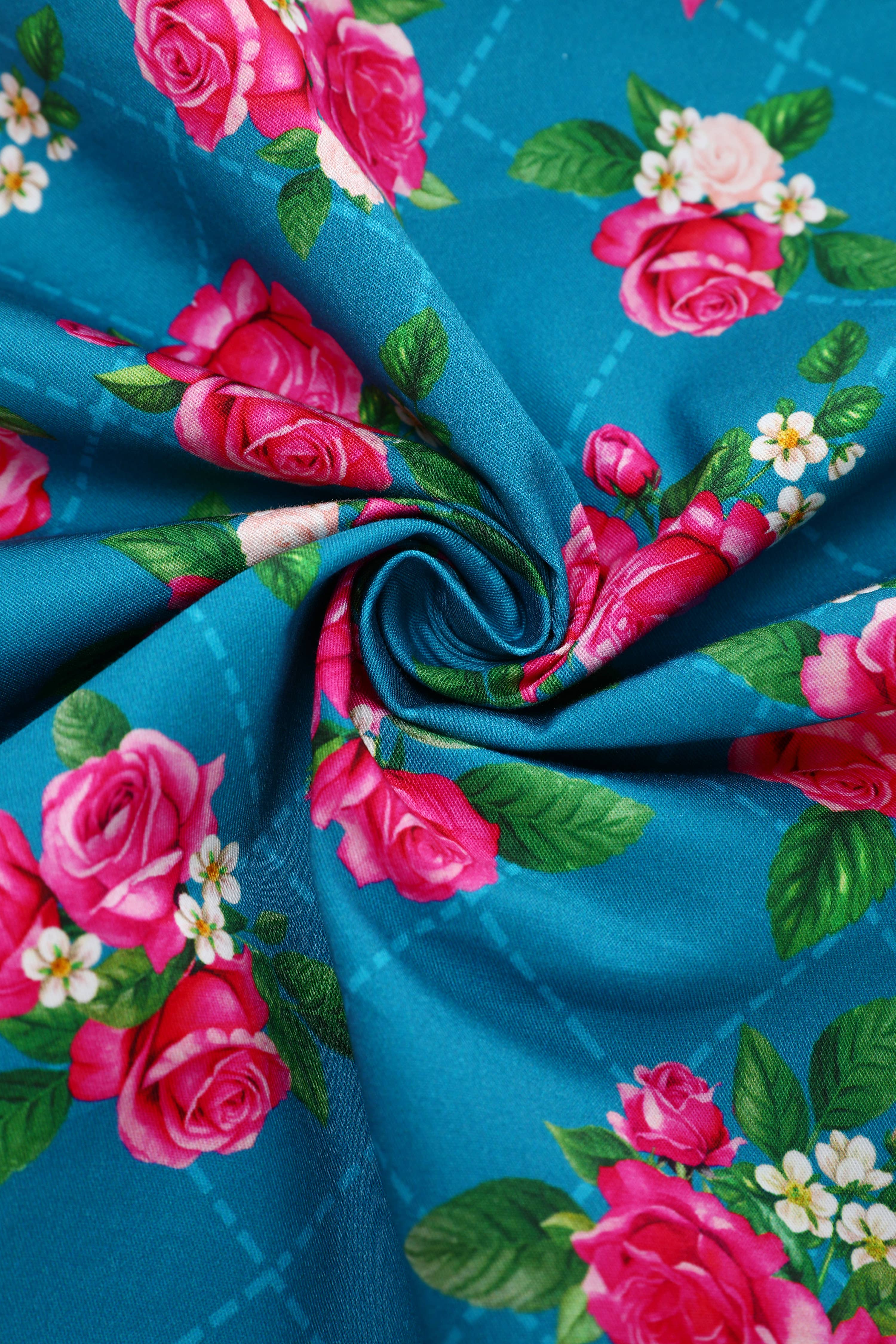 Dolly & Dotty - Wholesale Dress - Women's - Daisy Fifties Style Rose Halter Dress5