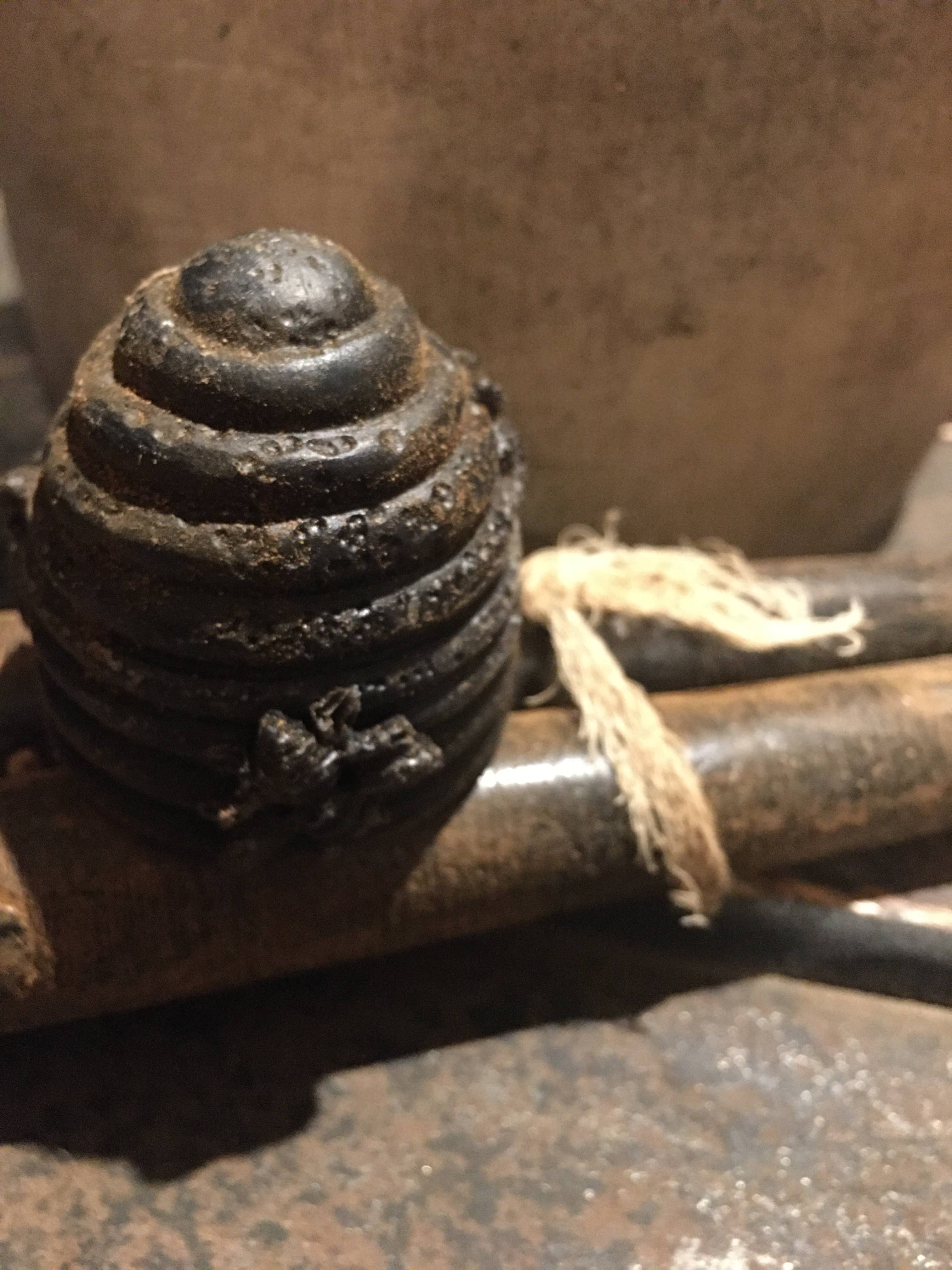 The Cranberry Cornstalk Co. - Wholesale Decorative Tabletop Object - Blackened Wax Bee skep Primitive Bee Decor2