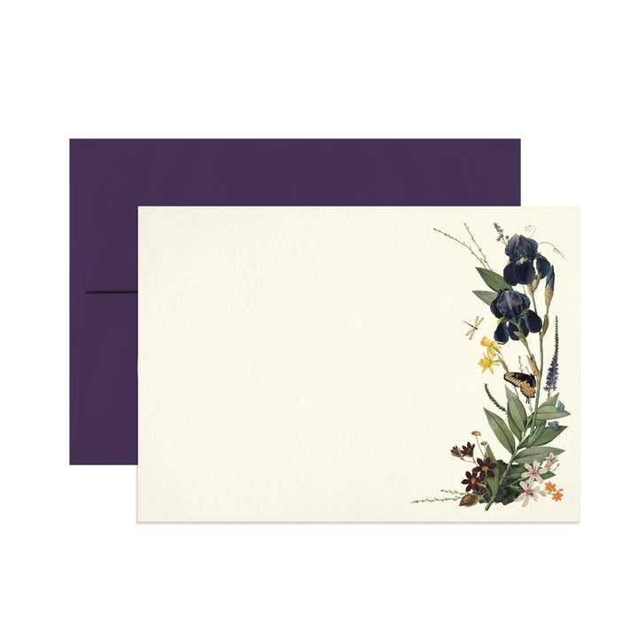 Open Sea - Wholesale Stationery/Notecard Set - Iris Garden Notecard Set