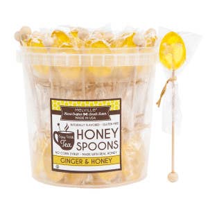L&F Universal Goods - Wholesale Honey - Honey Spoons Ginger Lemon 50/0.4OZ