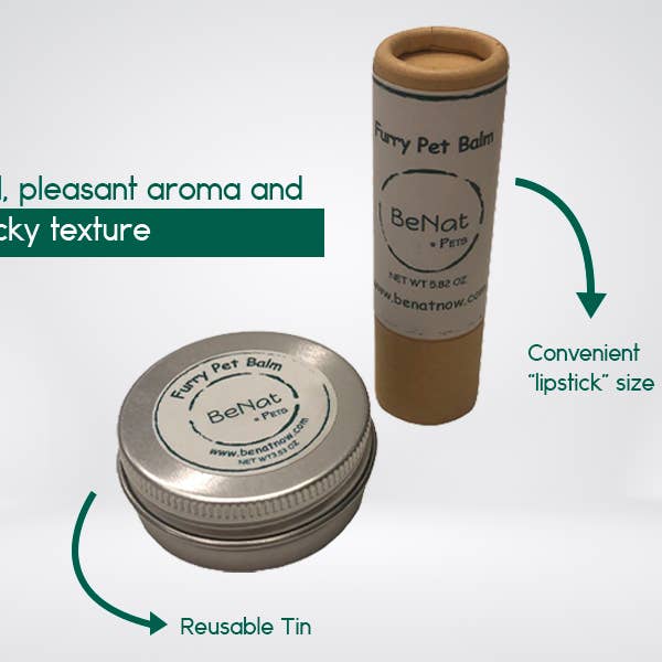 VIAI Beauty - Wholesale Pet Balm - Dog - BeNat Pets. Furry Pet Balm. 0.9 oz.2