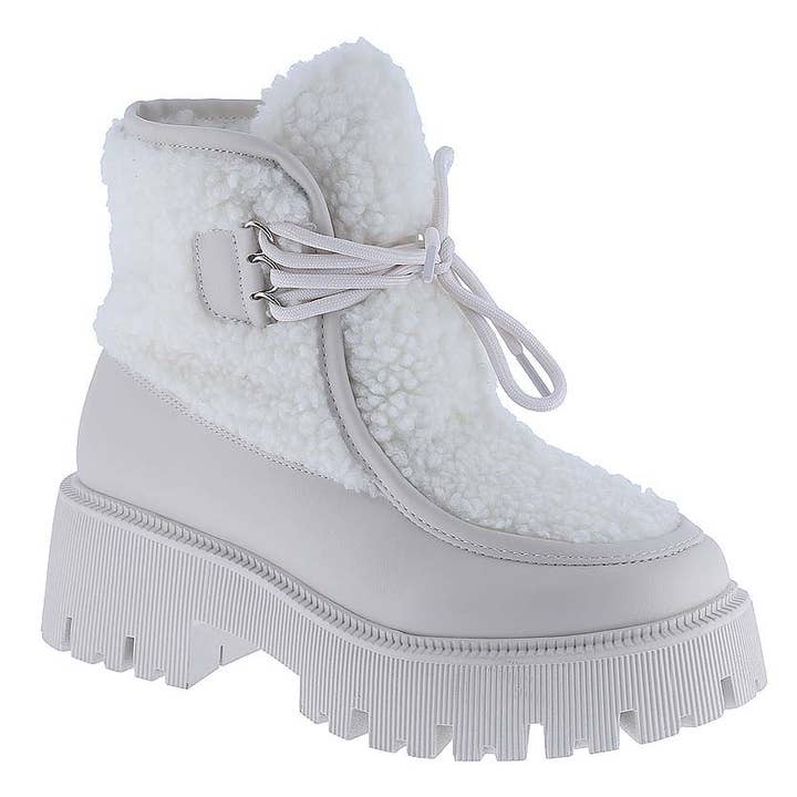 Mars Sky Shoes Wholesale - Wholesale Combat/Military Boots - Women's - Weeboo COMBAT-1 Women Lug Chunky Heel Sole Fleece Winter Snow Boots-12 Pairs Pack-26.75/Pair2