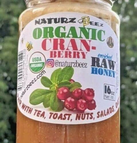 Naturz Beez - Wholesale Honey - Organic Honey & Organic Cranberries1