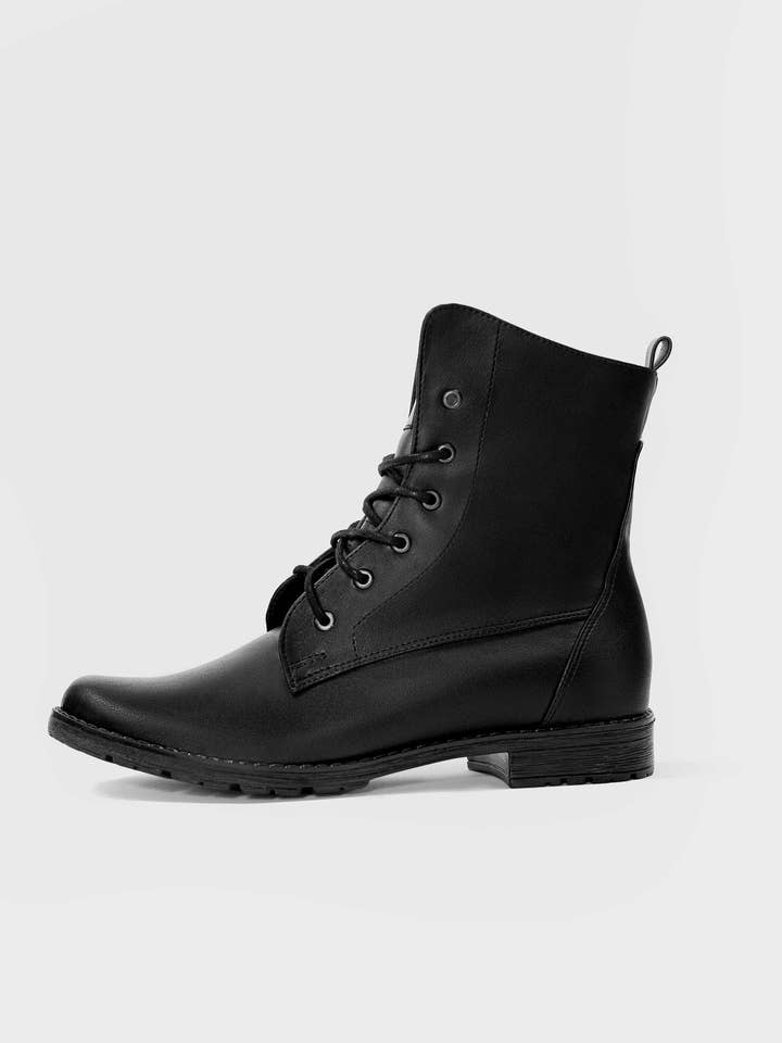 Workers No. 2 Boots Made of Dessertoā® Cactus Leather. for wholesale by Bohema Clothing