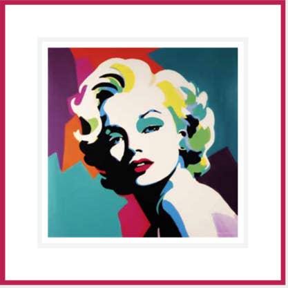 Marilyn Card for wholesale by ikonink