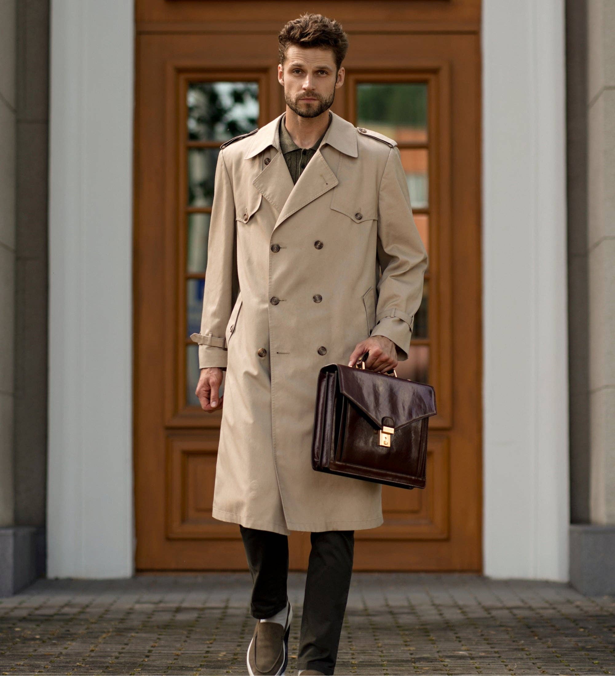 Time Resistance – Großhandel Aktentasche – Unisex – Klassische Design-Lederaktentasche - Der Magus2