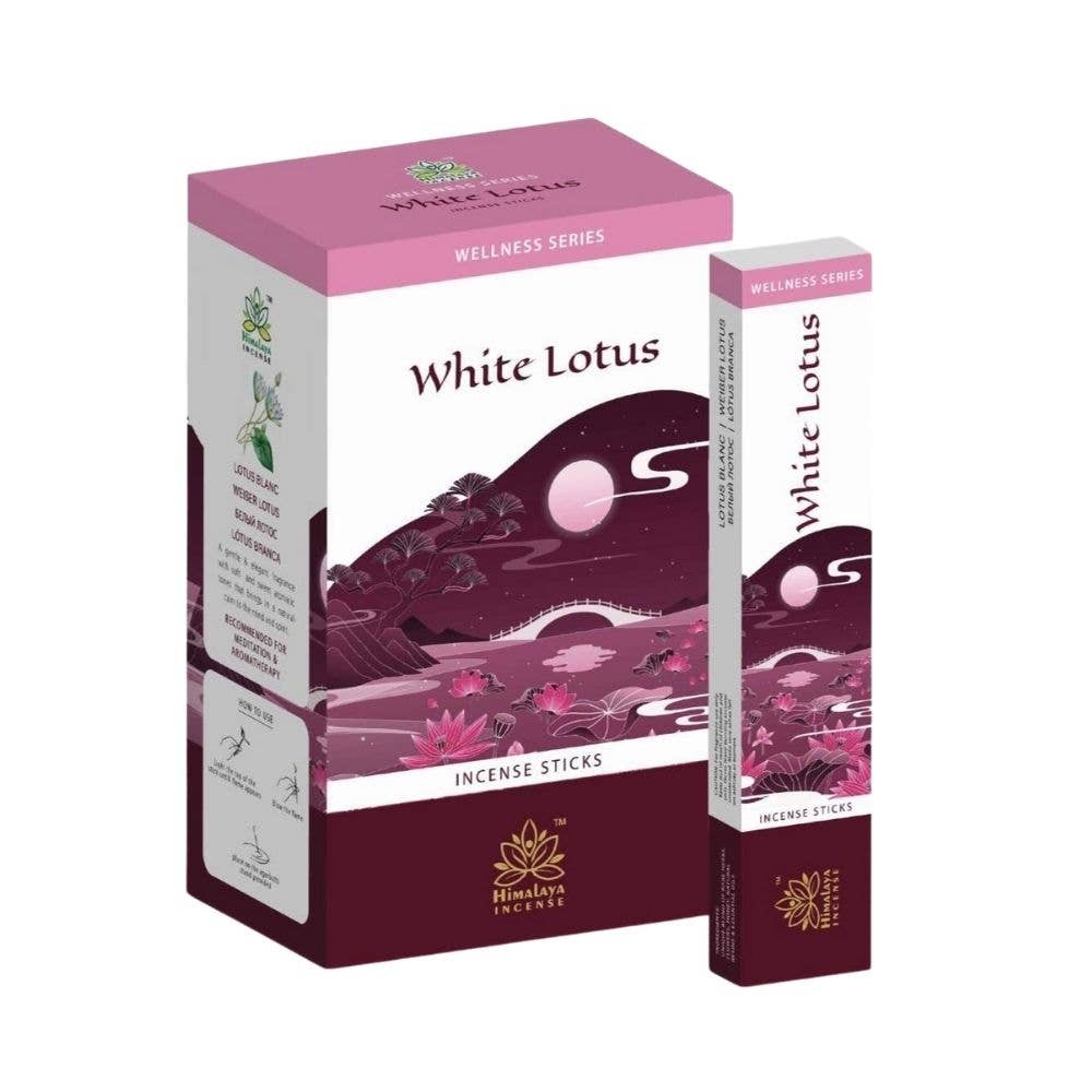 Earths Elements Wholesale - Wholesale Meditation Supplies - Wellness Series - White Lotus