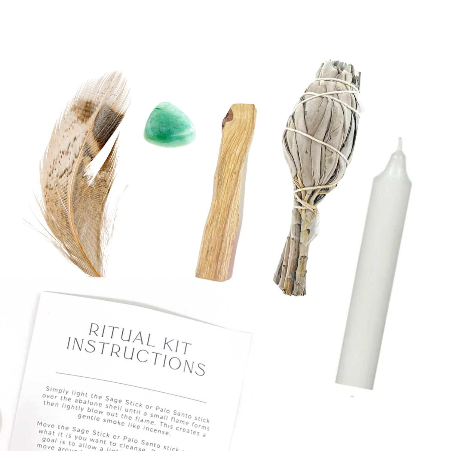 Sow the Magic - Wholesale Meditation Supplies - Energy Ritual Kit with Aventurine, Palo Santo + Sage1
