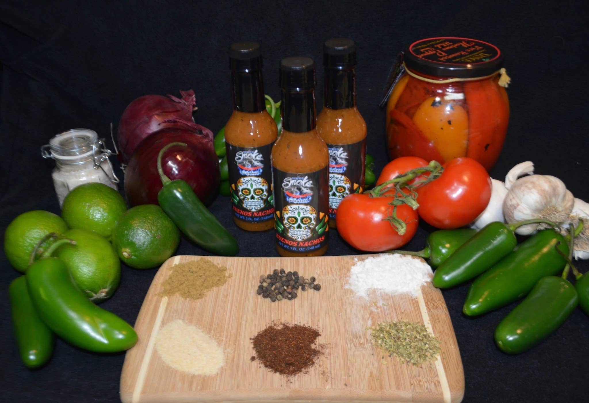 Rising Smoke Sauceworks - Wholesale Hot Sauce - 5 oz Buenos Nachos Hot Sauce (case of 12)2