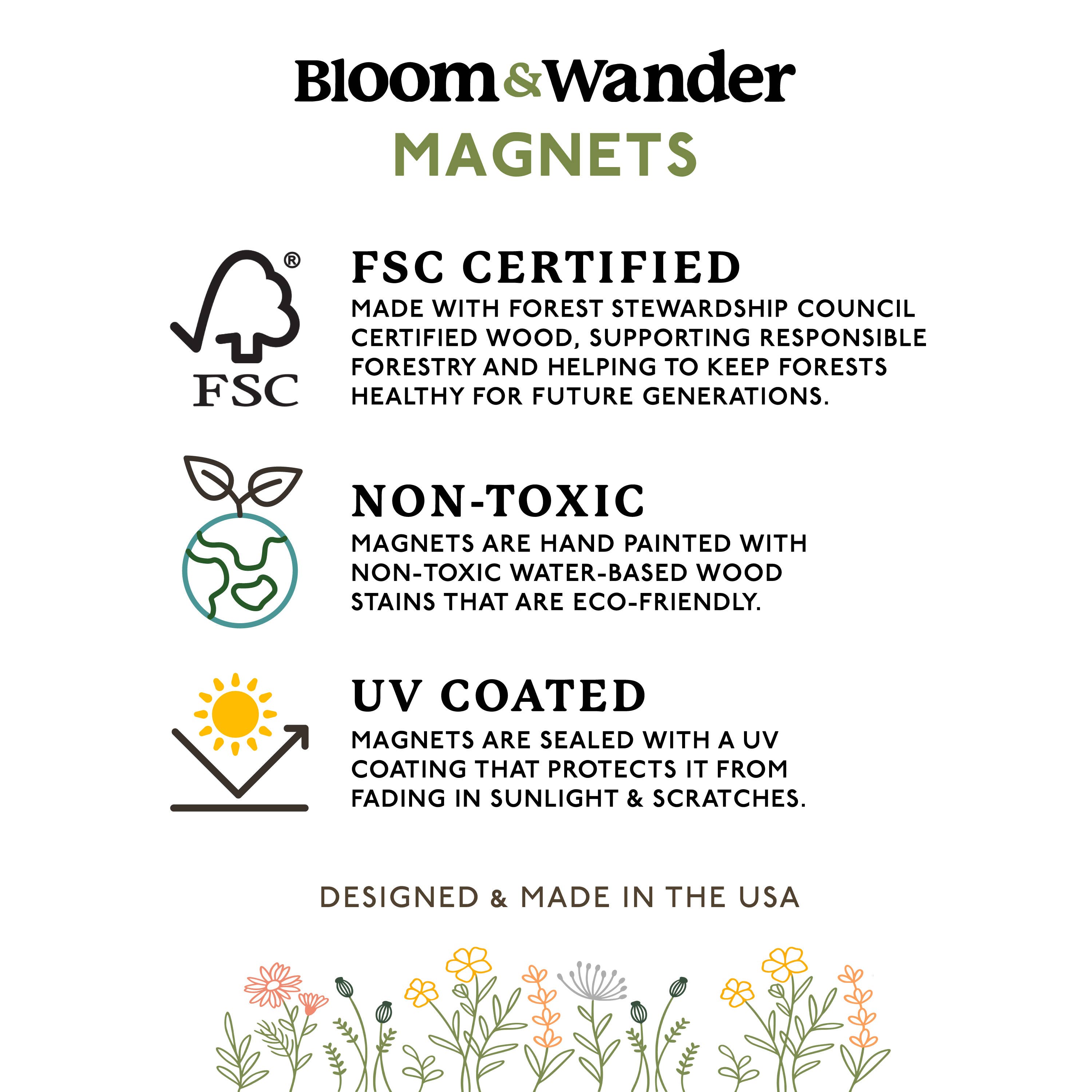 Bloom & Wander – wholesale Magnet – Camp Quitcherbitchin Magneter | Utomhuscamping - Tillverkad i USA4