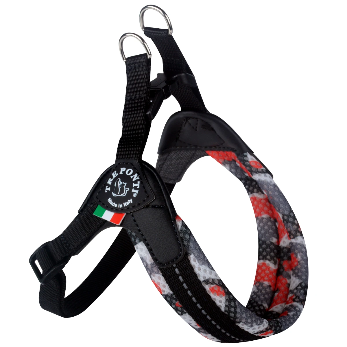 Tre Ponti - Vente Harnais – chien - Harnais réglable en maille confort - Three Bridges - 100 % fait main19