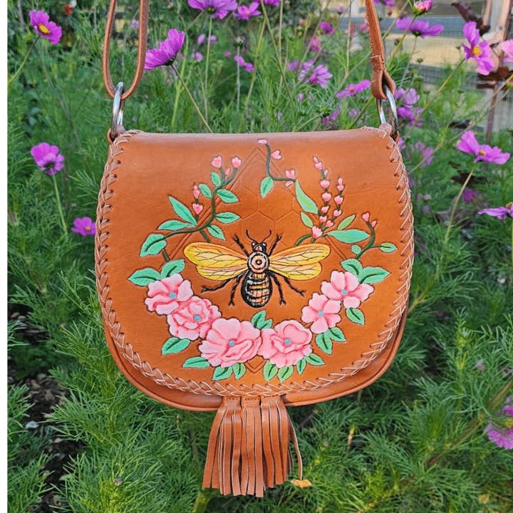 Bruin Bumble Bee schoudertas - Bruin voor groothandel op Faire1