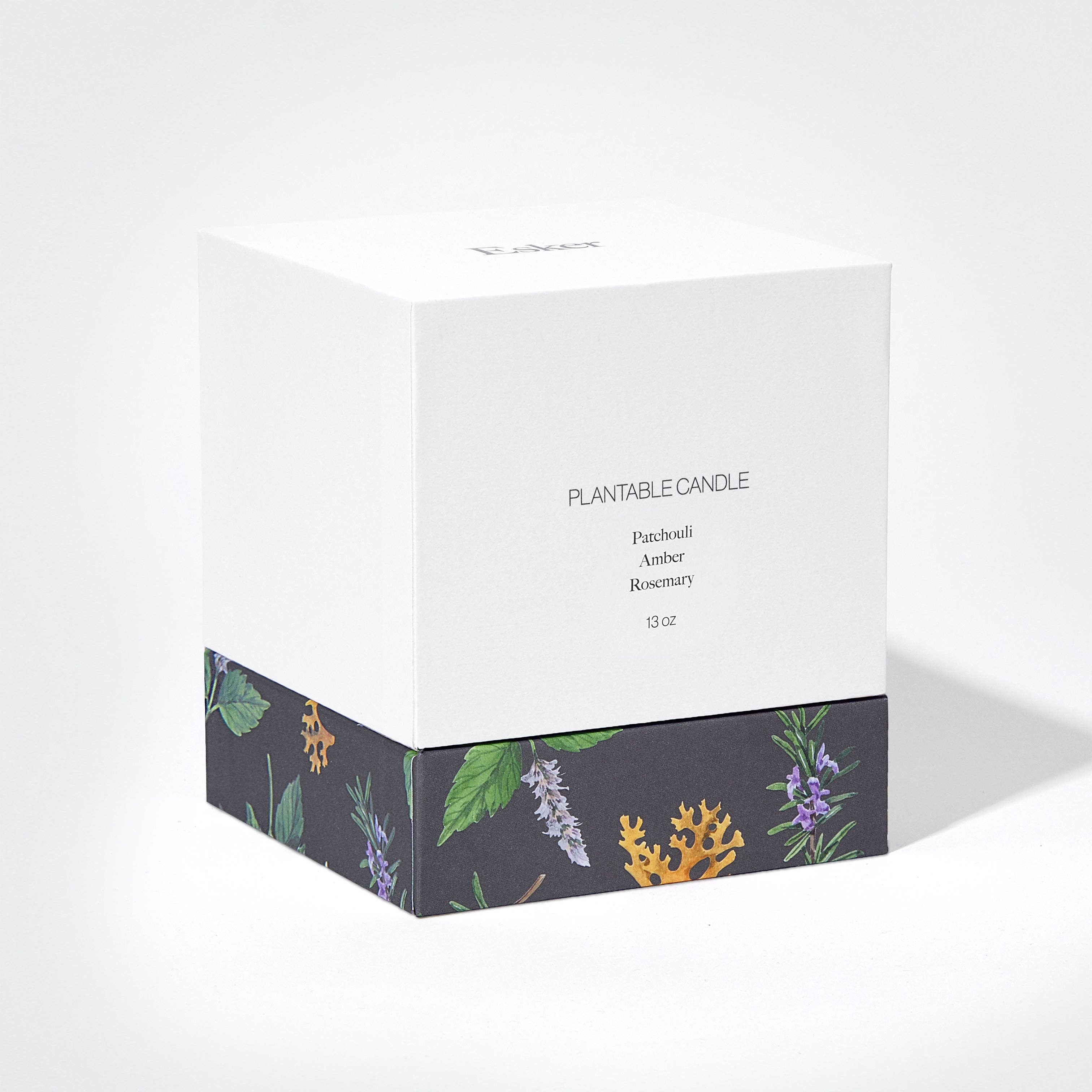 Esker - Vente Bougie en bocal - Bougie plantable en travertin2