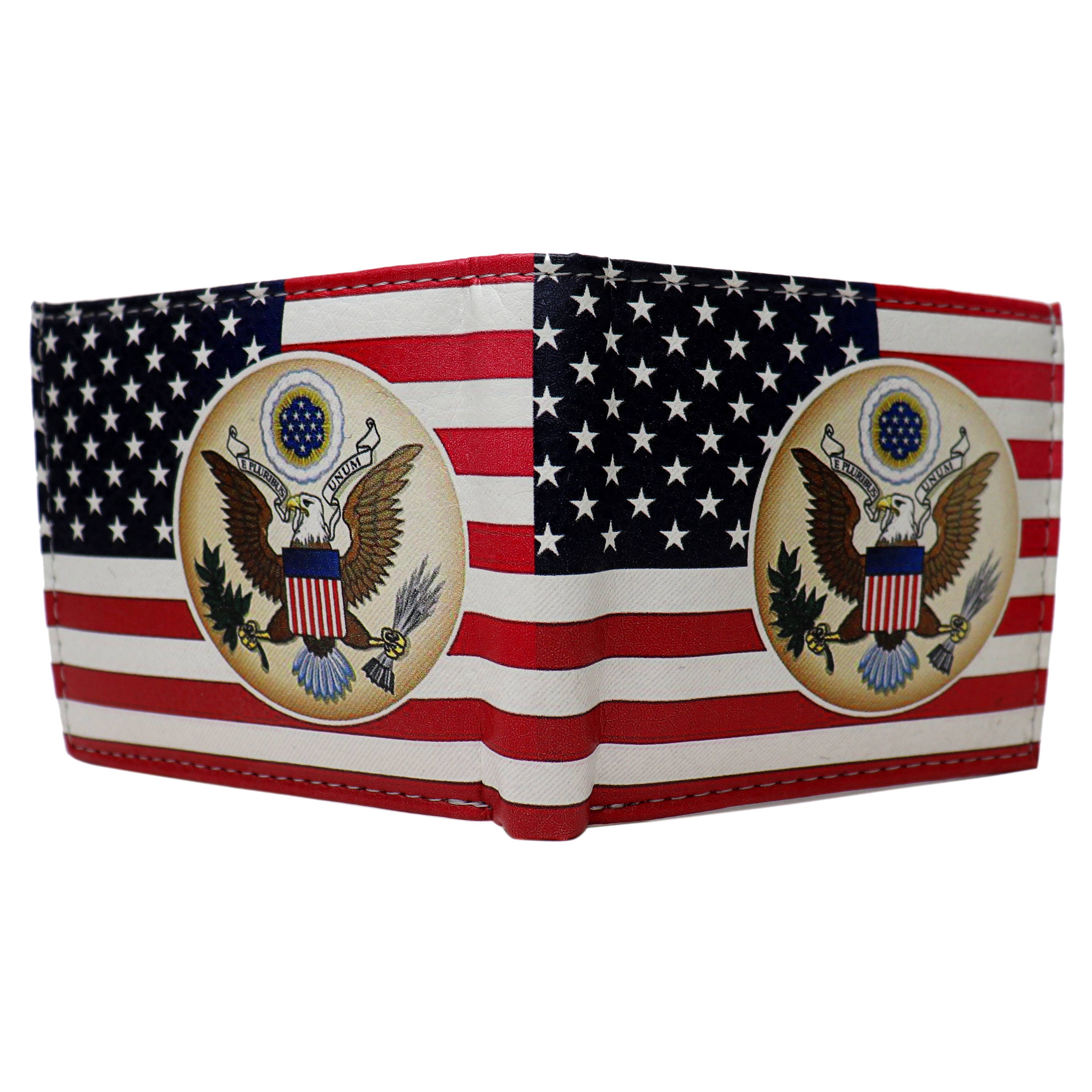 Buy Buy Luv LLC – wholesale Wallet - Men’s – USA Flag Great Seal of the United States Bi-Fold Wallet5