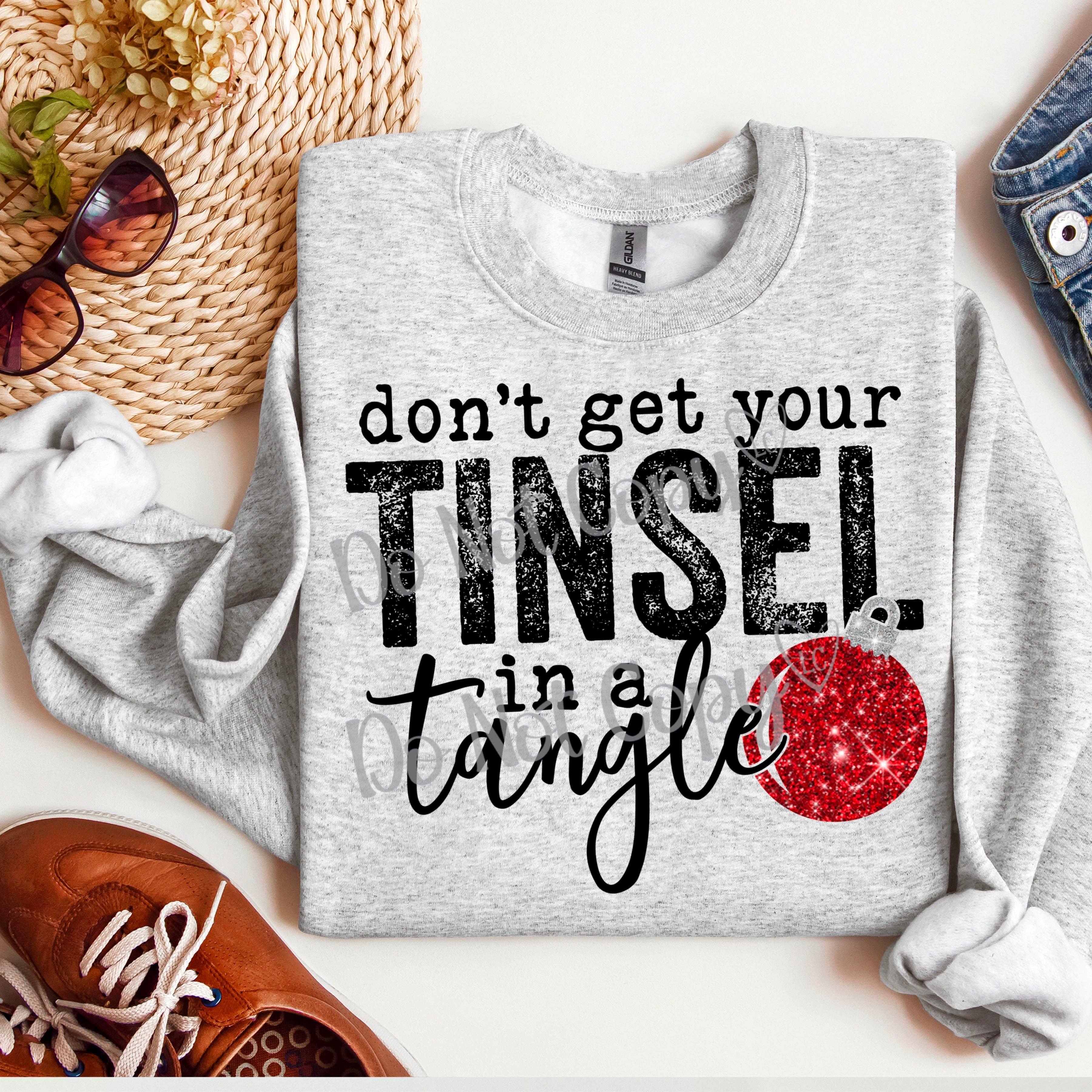 Lauras Closet – Großhandel Sweatshirt mit Grafikdruck – Unisex – Glitzer in Aufruhr - Rot - Grafik-T-Shirt7