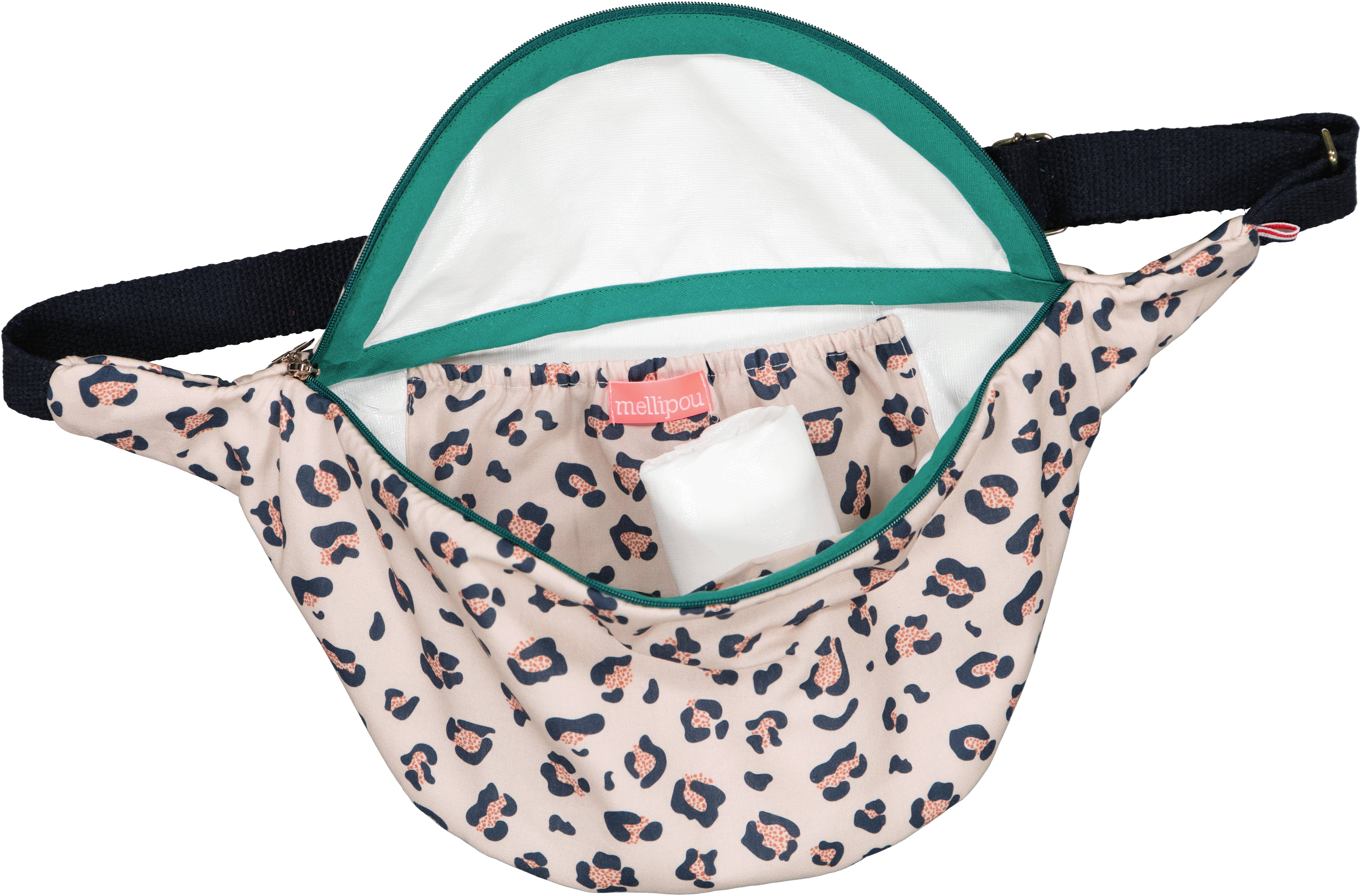 MELLIPOU - Vendita all'ingrosso Marsupio - Donna - Marsupio per cambio bambino con stampa leopardata – Idea regalo per mamme8