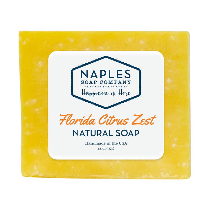 Savon naturel Florida Citrus Zest pour la vente par Naples Soap Company | Clean Beauty, Natural Bath & Body
