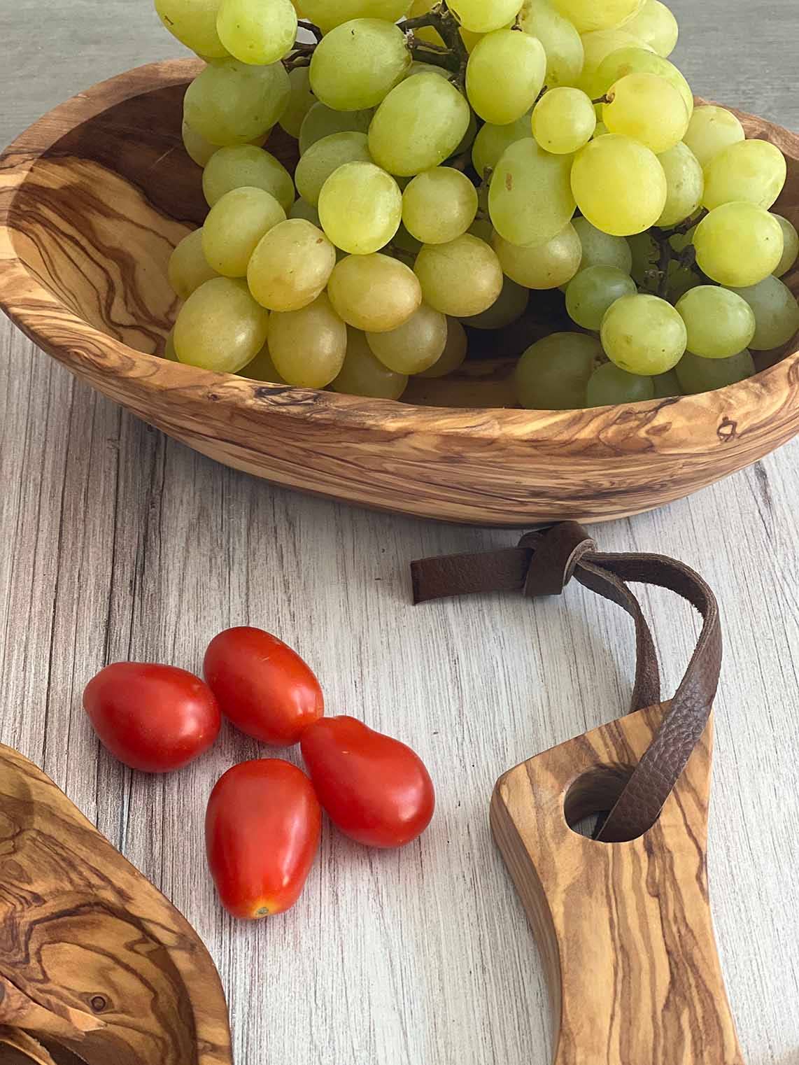 Scents and Feel - Venta al por mayor Bol de mesa - Ensaladera pequeña de madera de olivo2