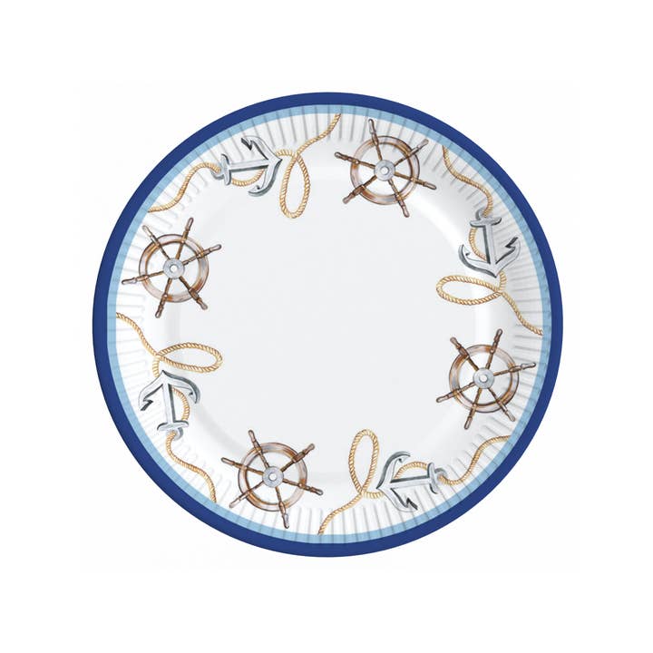 European Excellency – wholesale Disposable plate – Seaside Nautical Paper Plates and Napkins