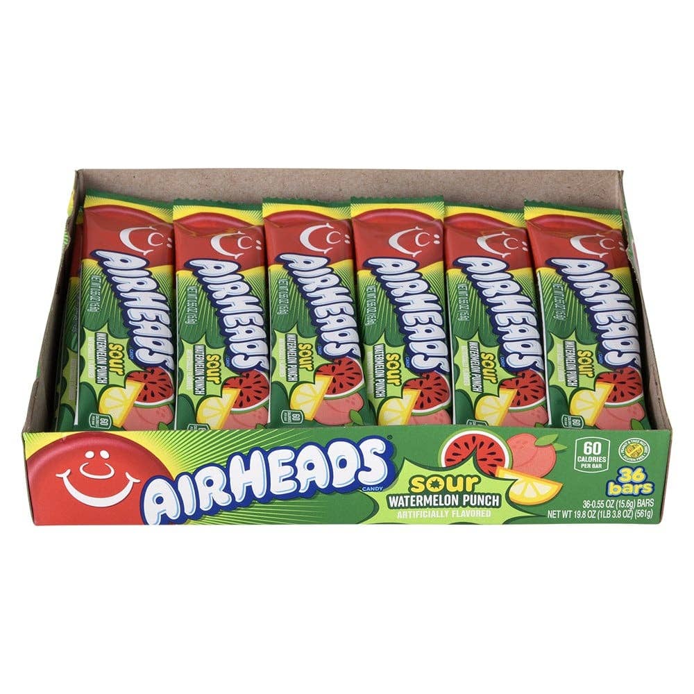 La Luna Bella - Toys - Wholesale Hard Candy - Airheads Sour Watermelon Punch - LLB Candy4