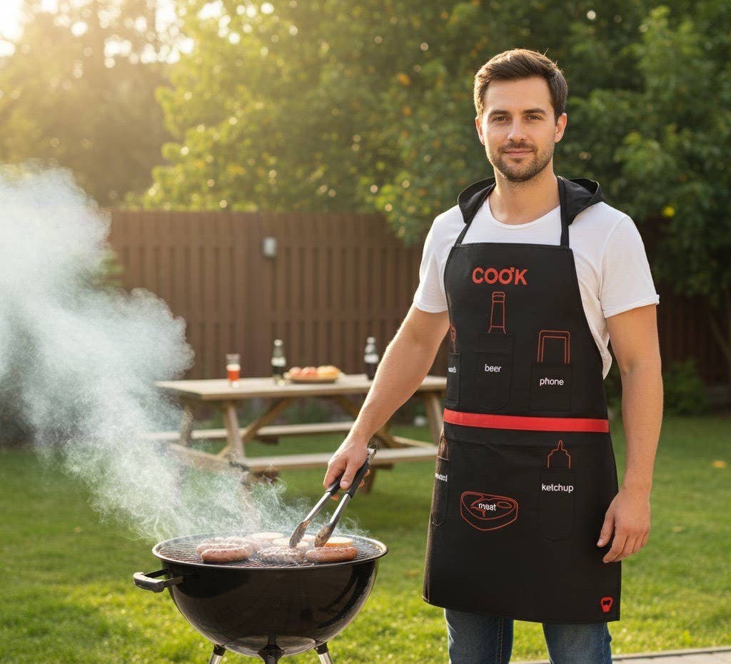 Original Products US/CAN - Wholesale Apron - The Man Apron - The Ultimate All Weather BBQ Apron0