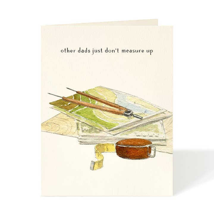 Maß eines Mannes - Vatertagskarte für den Großhandel von Felix Doolittle