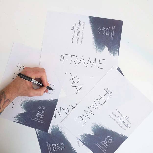 Mutual Adoration - Vendita all'ingrosso Cornice portafoto - Cornice portafoto in legno riciclato imbiancato5