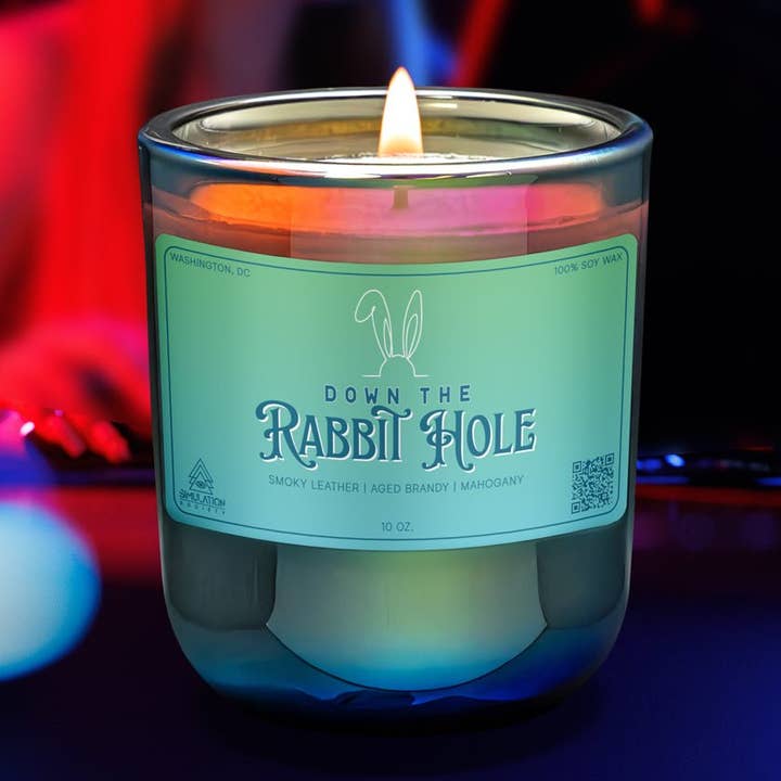 Down The Rabbit Hole | Leather · Brandy · Mahogany for wholesale by Form Hous