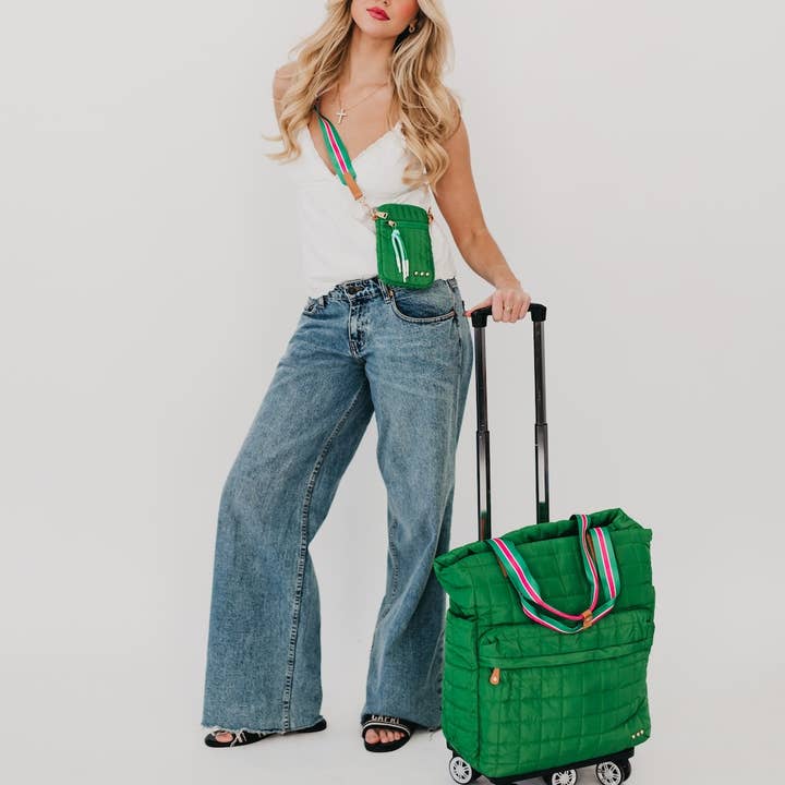 Pretty Simple - Wholesale Tote Bag - Women's - Tenley Quilted Tote Roller Bag