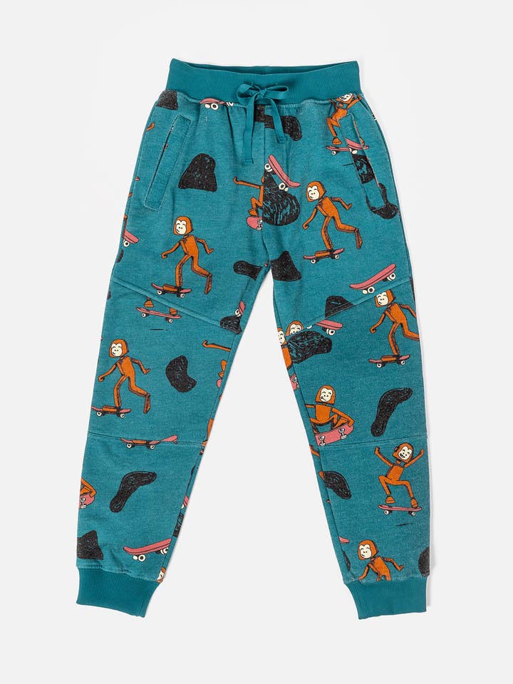 Joggers de algodón Pima - Patinador retro jaspeado Sas para venta al por mayor de Rapozza