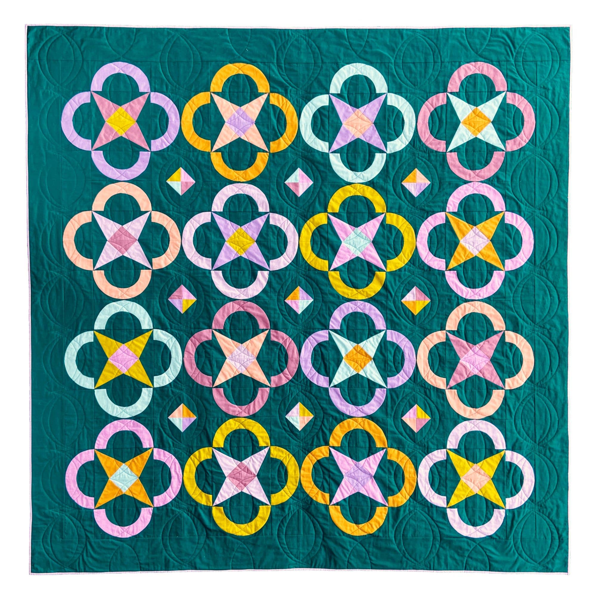 Megan Collins Quilt Design - Wholesale Craft Sewing Kit - Where Flowers Bloom Quilt Pattern2