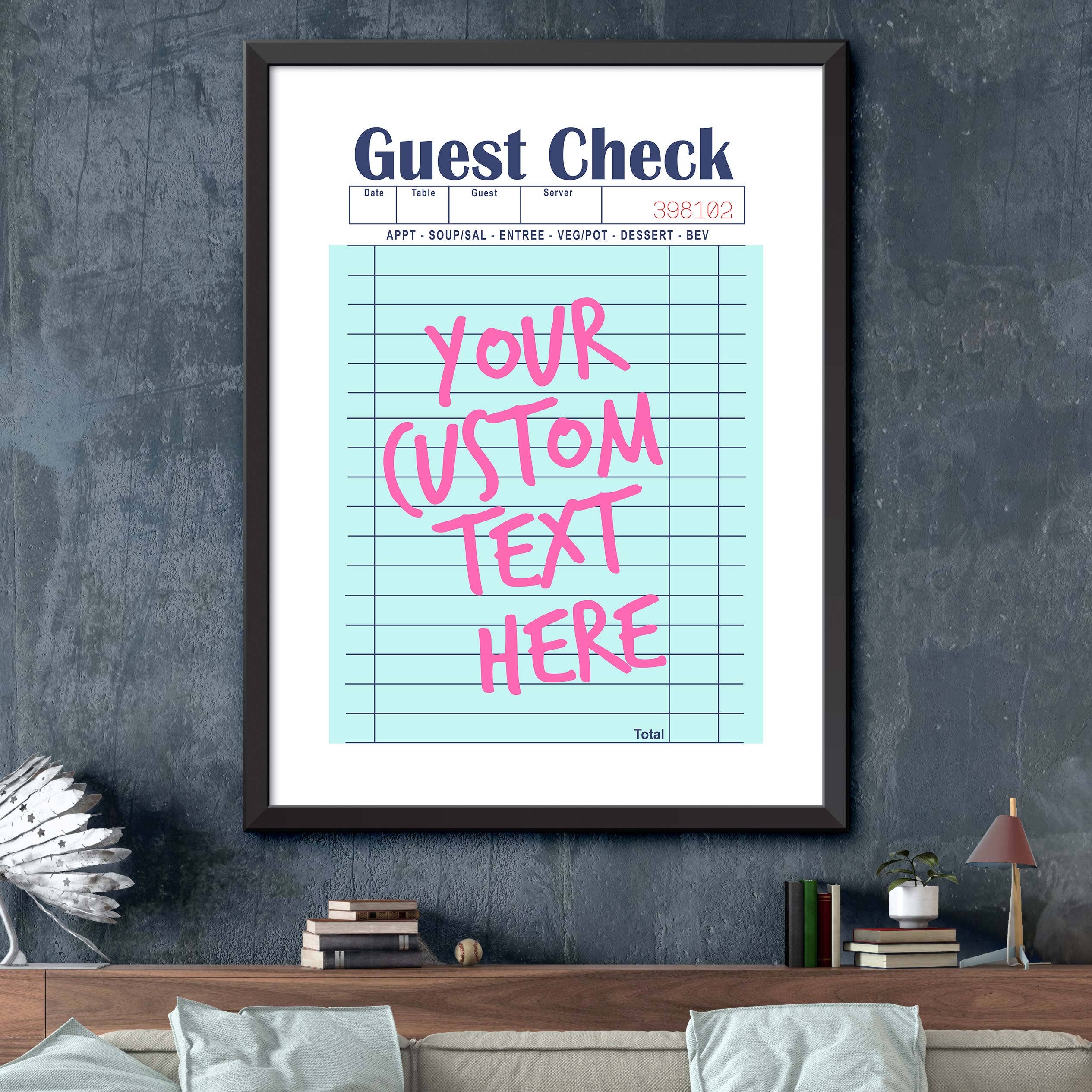 Dormfuly - Wholesale Poster - Custom Guest Check Poster1