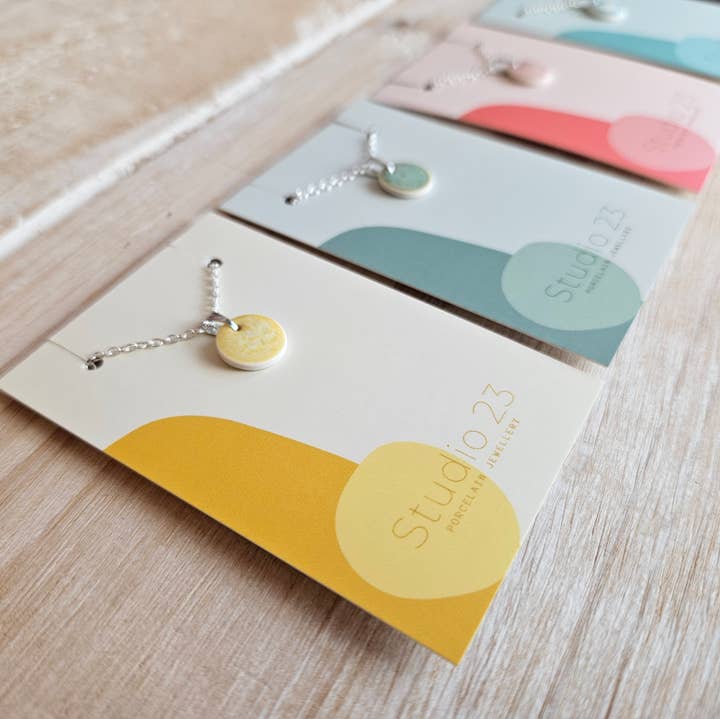 Studio 23 Ceramics - Wholesale Individual Charm/Pendant - NEW DESIGN Pendant Circle5