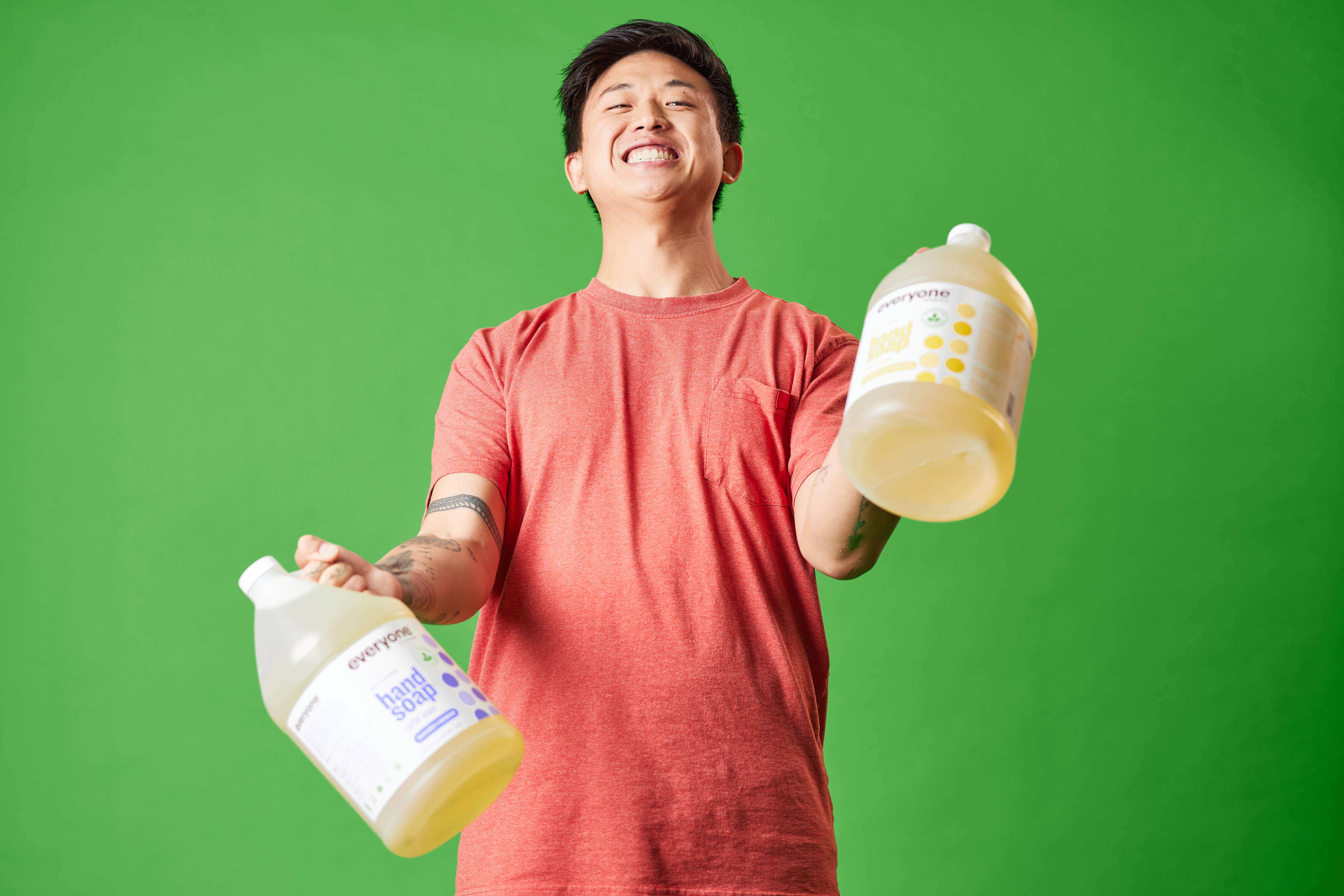 EO + Everyone - Wholesale Hand Soap/Wash - Lavender + Coconut Hand Soap Gallon- case pack of 4 1