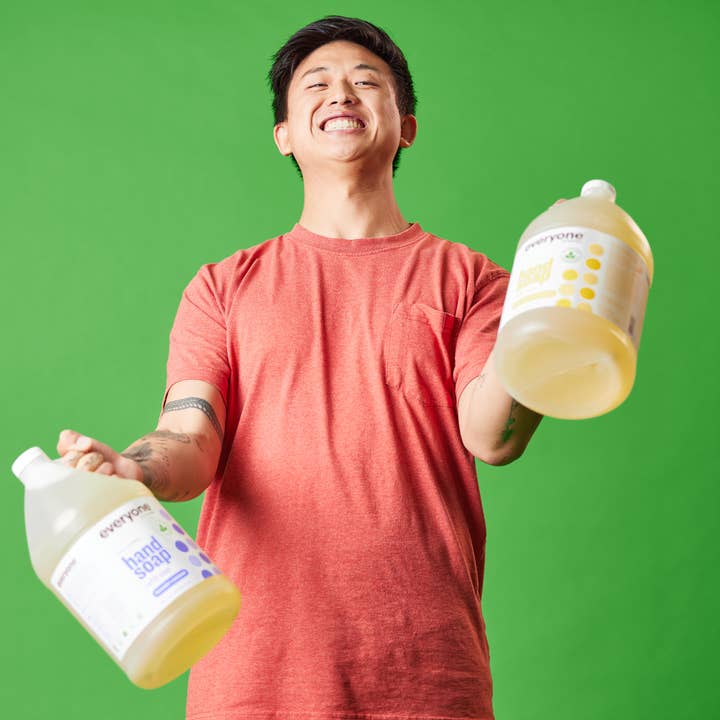 EO + Everyone - Wholesale Hand Soap/Wash - Lavender + Coconut Hand Soap Gallon- case pack of 4 1