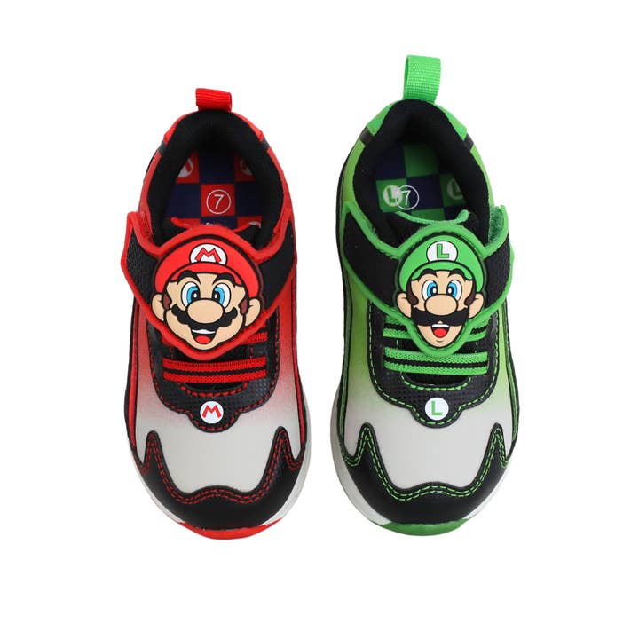 Ground Up - Wholesale Lifestyle Sneakers - Kids - Nintendo - Toddler Boy's Lighted Athletic