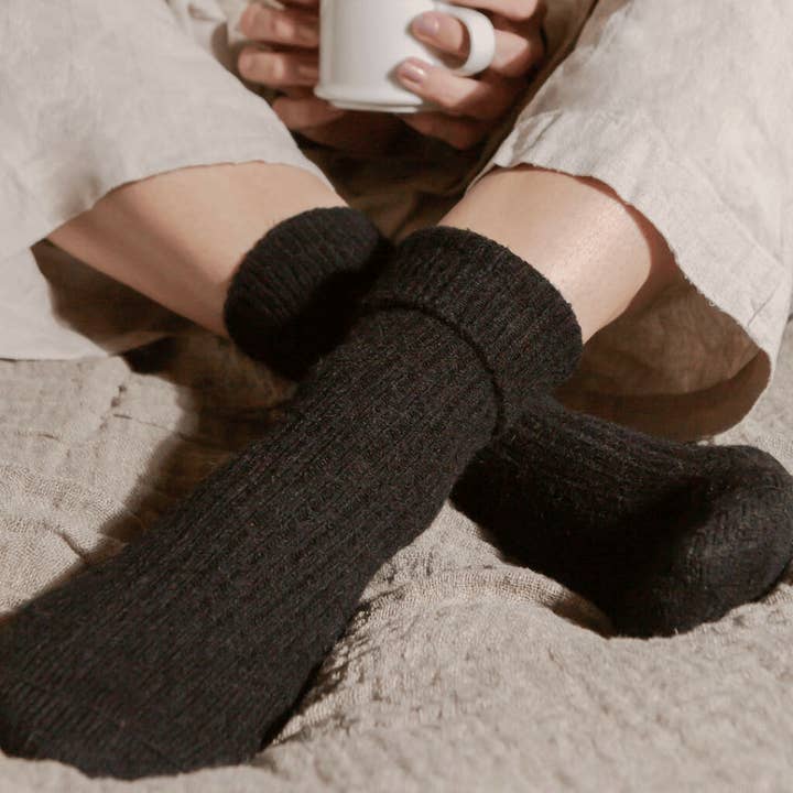 The Comfiest Socks - Black and other Purchase Wholesale black crew socks. Free Returns & Net 60 Terms on Faire trending on Faire.