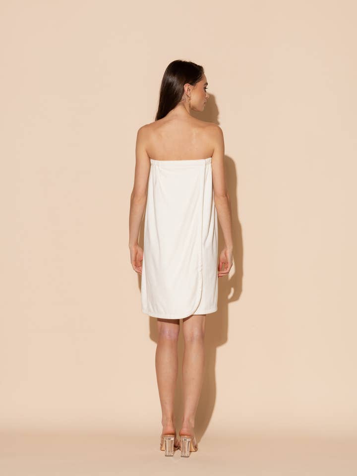 Wrap Up by VP - Wholesale Robe – Women's - Cream Spa Wrap4