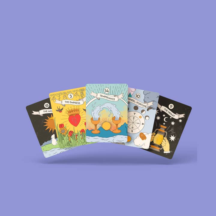 Dio Candle Company - Wholesale Playing Cards - Mystical Tarot Deck Poker-Sized w. Gold Gilded Edges5