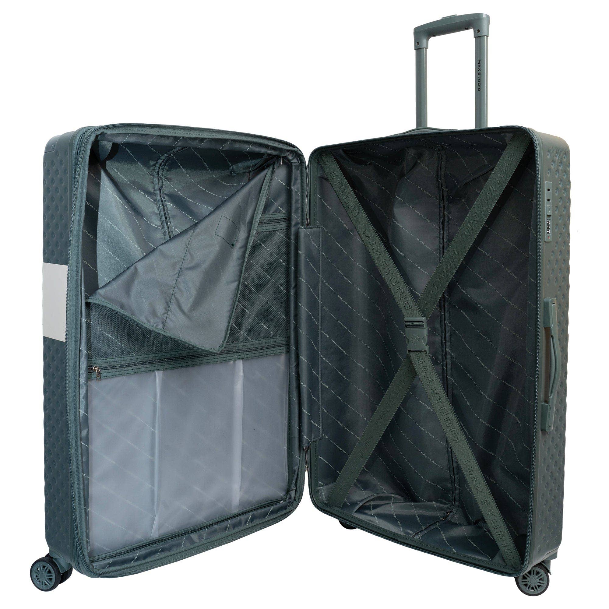Magid - Wholesale Luggage - Max Studio Tonal Tufted ABS 2-Piece Hard-Sided Luggage Set12