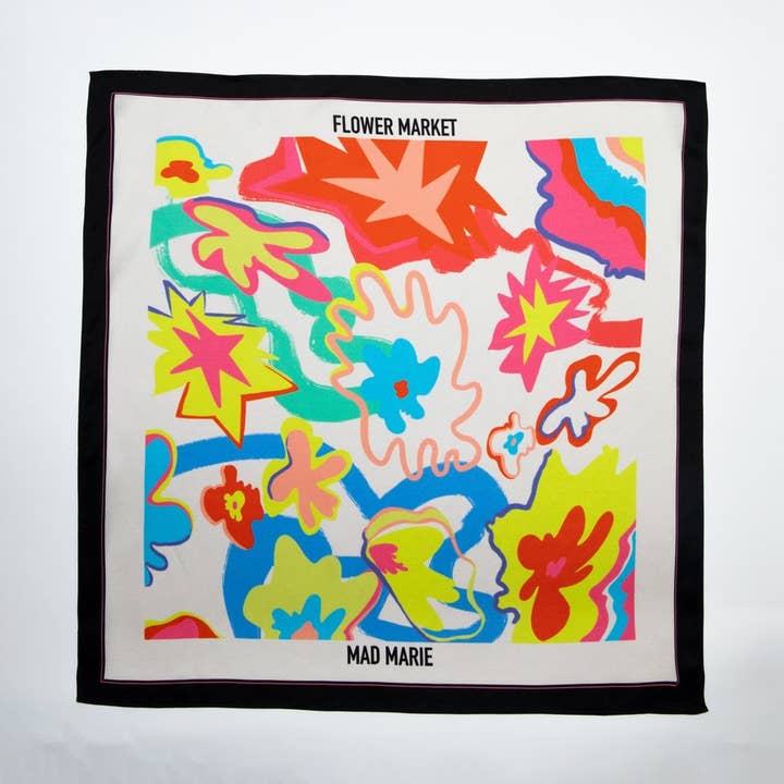 Flower Market Scarf for wholesale by Mad Marie