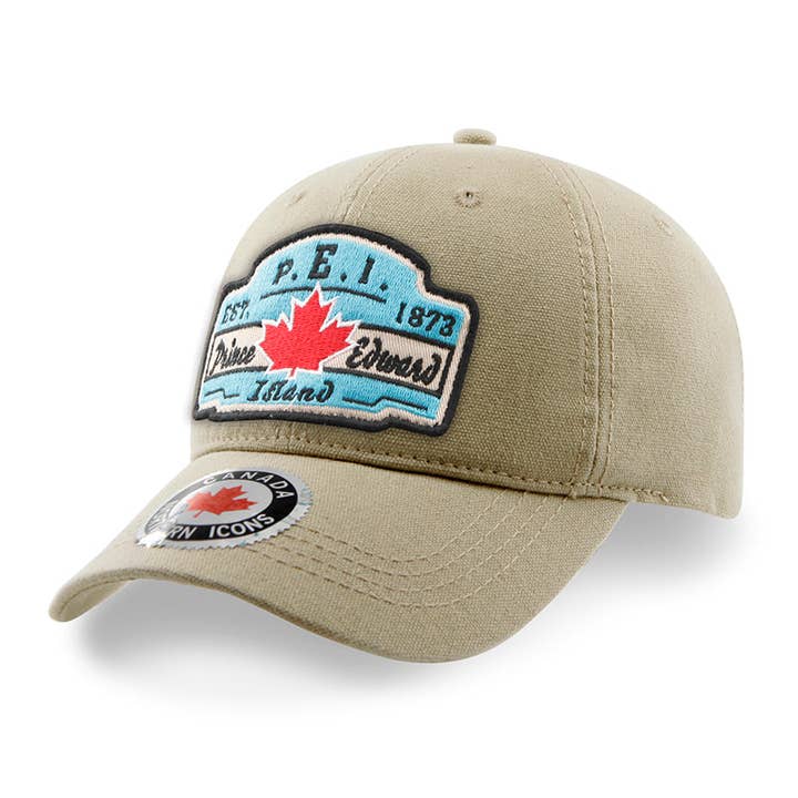 Boné de beisebol com emblema jumbo da Ilha do Príncipe Eduardo por atacado de Northern Icons Canada