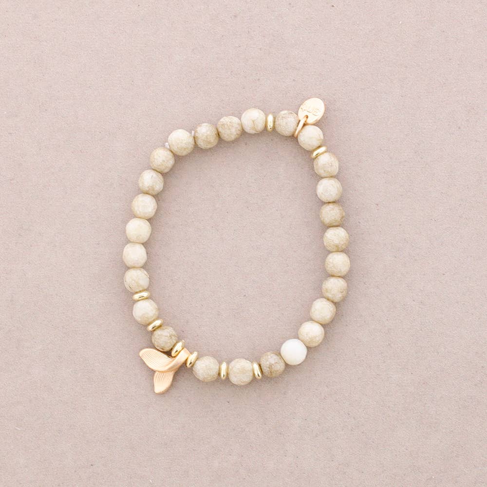 Sonata - Wholesale Beaded Bracelet - Stones Cola Metal Elastic Bracelet3