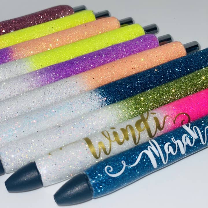 Glitter Epoxy Pen for wholesale by Sparkling Magnolia LLC