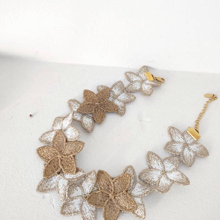 CAPELLINA - Wholesale Choker/Collar - CHOKER GEA FLOR MAXI0