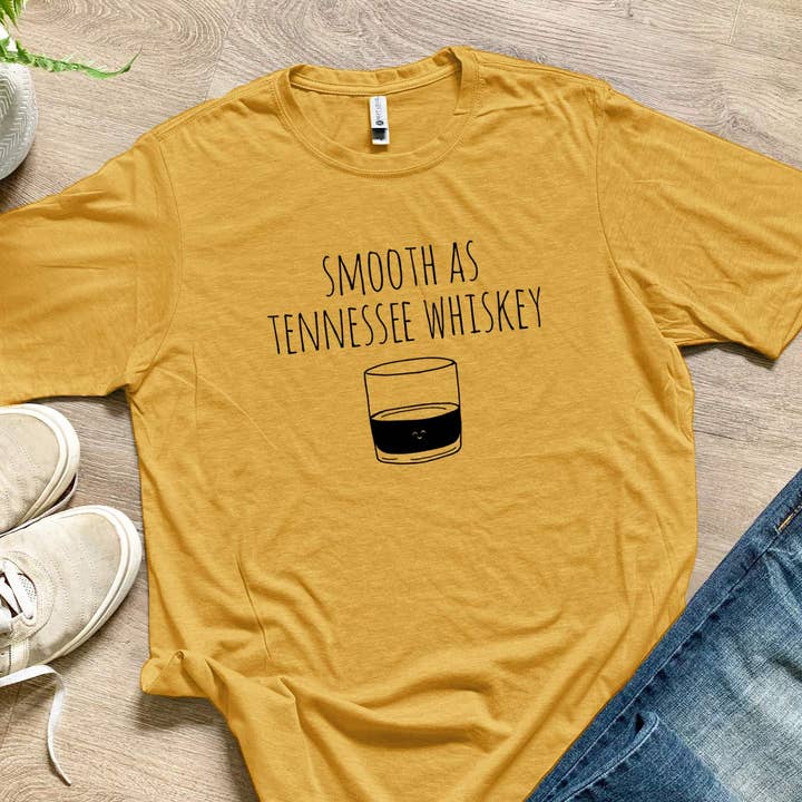 Moonlight Makers - Vente T-shirt sérigraphié – homme - Smooth As Tennessee Whiskey - T-shirt pour homme - TN, Bourbon0