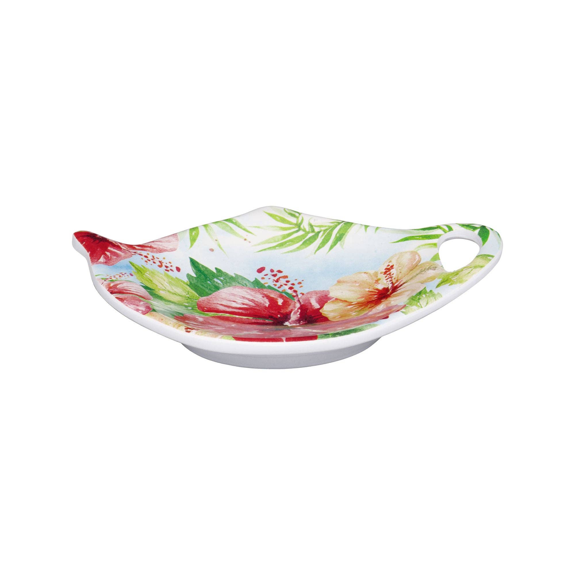 Supreme Housewares - Wholesale Kitchen Tool/Gadget - 4-Piece Hibiscus Melamine Tea Bag Holders2