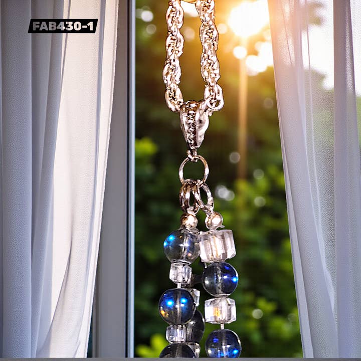 Funky Aura Boutique - Wholesale Suncatcher - FAB Triple Prism Beaded Suncatchers - 4 Options!1