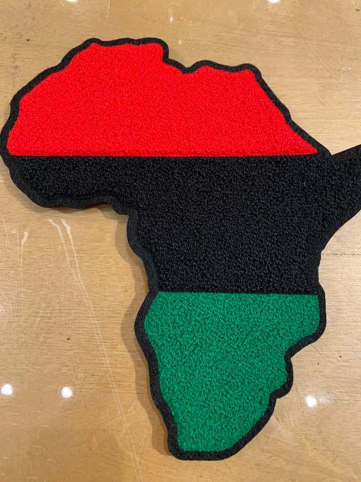 Toppa in ciniglia Pan Africa per la vendita all'ingrosso da parte di The Woke Brand